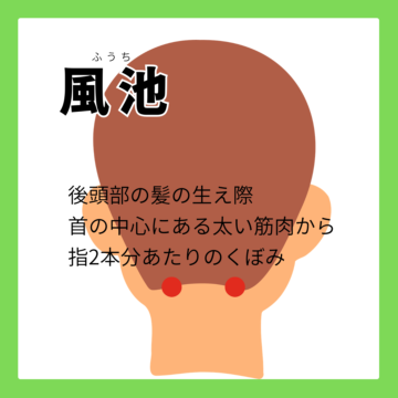 風池のツボは頭痛やめまい、目の疲れや、目の痛み、不眠や鼻炎などにも効果的